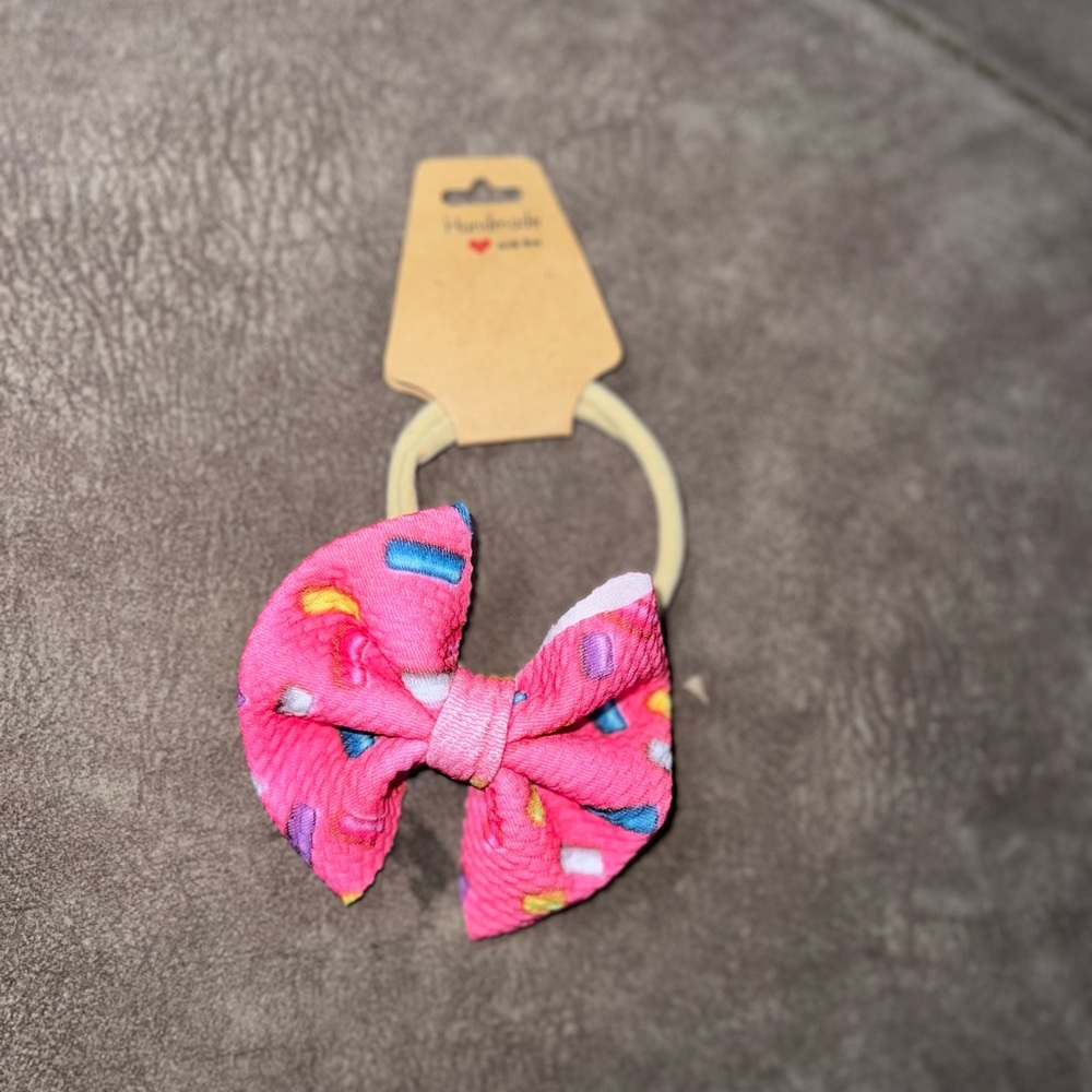 Pink sprinkle headband